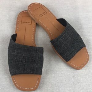 Dolce Vita black Cato sandals Shoes Slides 6.5